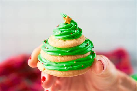 Easy Stacked Sugar Cookie Christmas Trees Wow It S Veggie