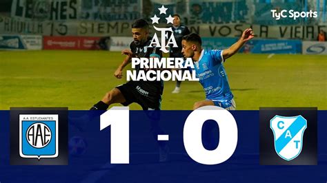 Estudiantes RC 1 0 Temperley Primera Nacional Fecha 21 Zona A