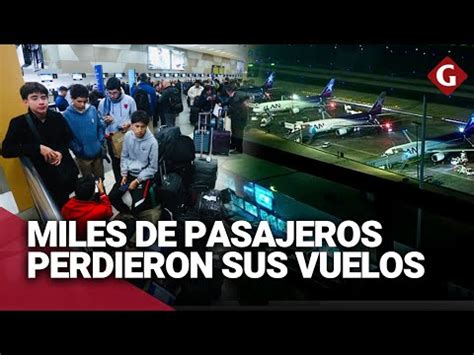 Video Per Retoman Vuelos En El Aeropuerto Jorge Ch Vez Tras