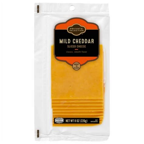 Private Selection™ Mild Cheddar Sliced Deli Cheese 10 Ct 8 Oz Ralphs