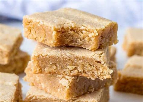 Peanut Butter Cookie Bars - Chocolate with Grace