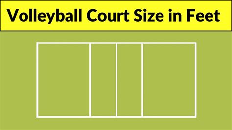 Volleyball Court Marking Volleyball Court Size In Feet Volleyball