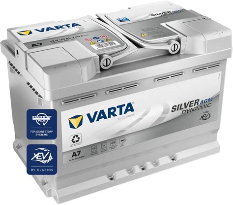 VARTA Silver Dynamic AGM Battery A7 E39 Start Stop And XEV Car