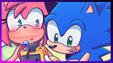 Sonic Makes Amy Blush Sonic Frontiers Sonamy Comic Dub Youtube