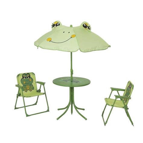 Salon De Jardin Enfant Grenouille M Tal Vert Vert Imagin La Redoute