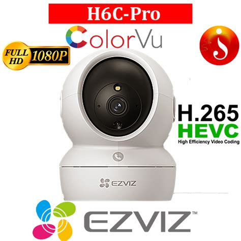 Ezviz H6c Pro 360 Color Night Vision Smart Home 1080p Full Hd Wifi