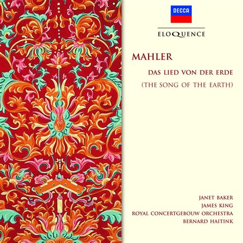 Mahler Das Lied Von Der Erde Eloquence Classics