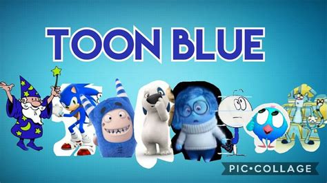 Toon Blue Cartoon His Color Blue Cartoon Blue Blue Color