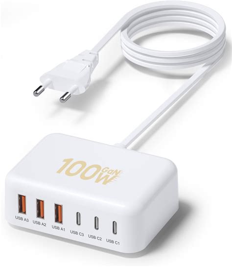 Chargeur Usb C W Ganmultiple Chargeur Usb Usb C Usb A Chargeur