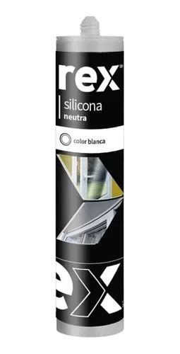 Silicona Neutra Blanca 300 Ml Rex Cuotas sin interés