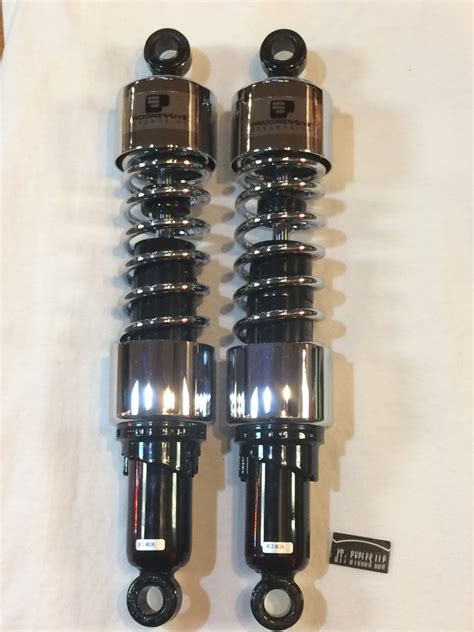 Progressive 412 Chrome Heavy Duty 11 Rear Shocks For 2004 2022 Harley