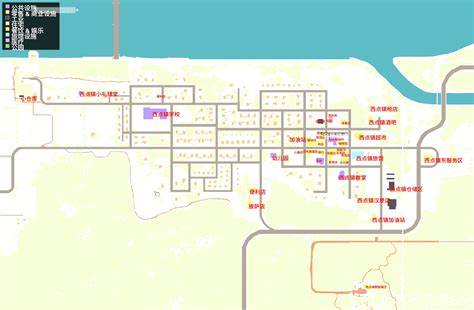 僵尸毁灭工程西点镇主城区重要功能建筑名扬肆虐自用地图标注 哔哩哔哩