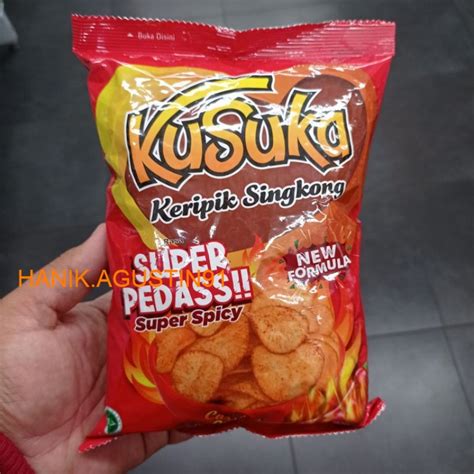 Jual Kusuka Keripik Singkong Super Pedas Gr Shopee Indonesia