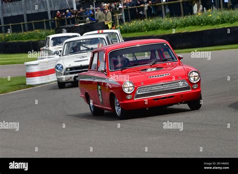 Peter Chambers Mike Jordan Ford Lotus Cortina Mk1 Jim Clark Trophy