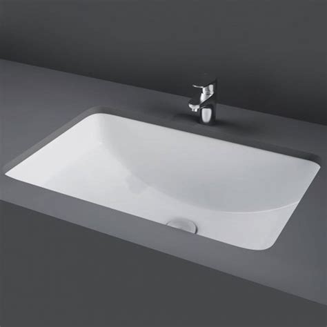 Rak Cleo Alpine White Inset Countertop Wash Basin 515mm Cleobas