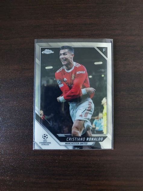 Cristiano Ronaldo Topps Chrome Manchester United Soccer Cards Not Messi