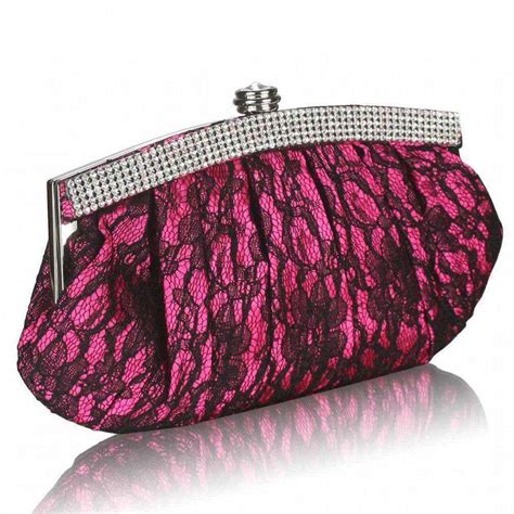 Pink Clutch Bags Pink Evening Bags Womens Pink Bags