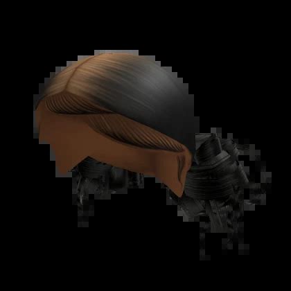 Low Double Buns Black W Blonde Roots Roblox Item Rolimon S