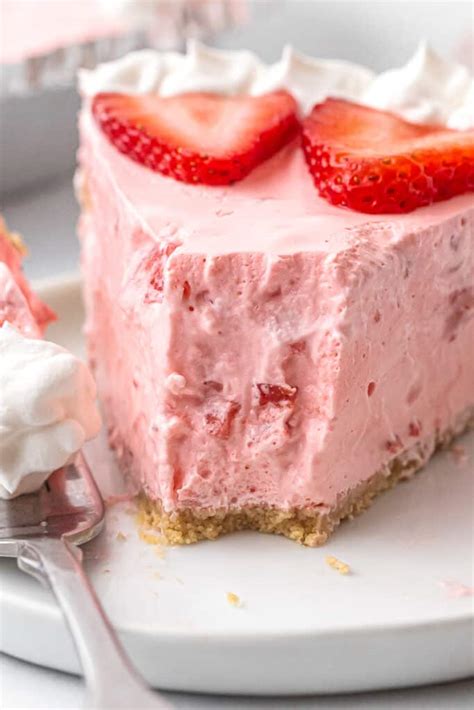 Easy No Bake Strawberry Jello Pie All Things Mamma