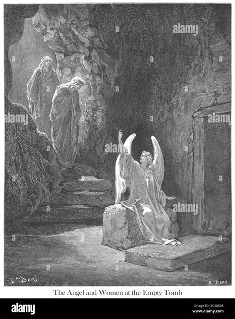 The Angel And Women At The Empty Tomb From Matthew 285 6 The Book