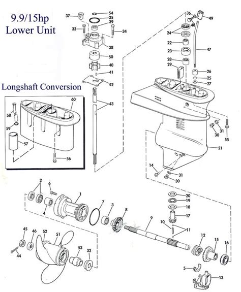 Mercury Outboard Lower Unit Parts Diagram