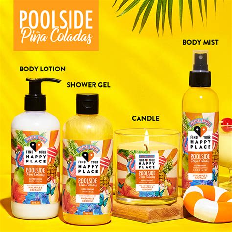 Buy Find Your Happy Place Poolside Pina Coladas Vitamin C Body Wash