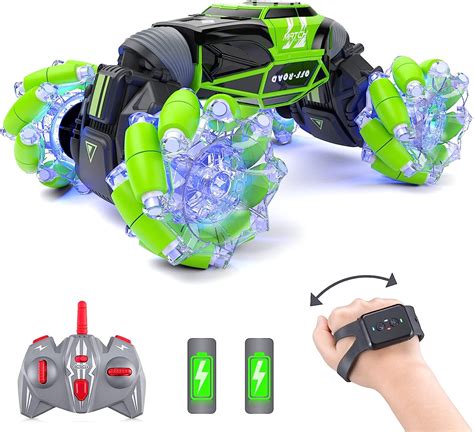 Amazon Powerextra Led Gesture Rc Car Wd Transform Remote Control