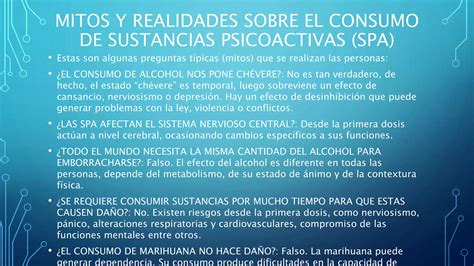 Prevenci N Consumo De Spa Sustancias Psicoactivas Ppt Descarga