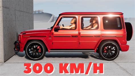 Mercedes Benz G Class Vs Wall Crash Test Vs Porsche Panamera Vs Giant