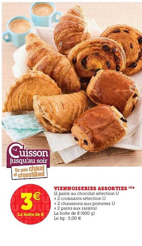 Promo Viennoiseries Assorties Chez Super U Icatalogue Fr