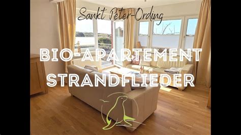 Bio Apartement Strandflieder In Sankt Peter Ording YouTube