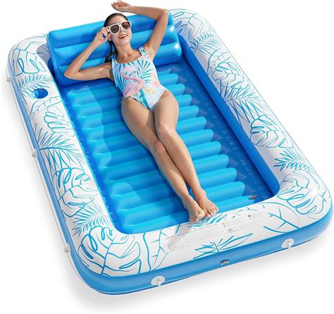 Inflatable Tanning Pool Lounger Float Jasonwell 4 Australia Ubuy