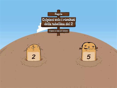 Tabellina Del 2 Whack A Mole