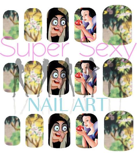 Disney Snow White Nail Art