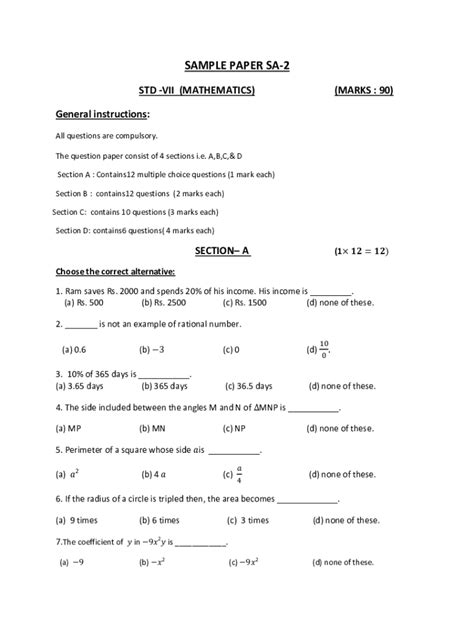 Fillable Online Cbse Class 10th Sample Papers All Subjects Pdf 2023 Fax Email Print Pdffiller