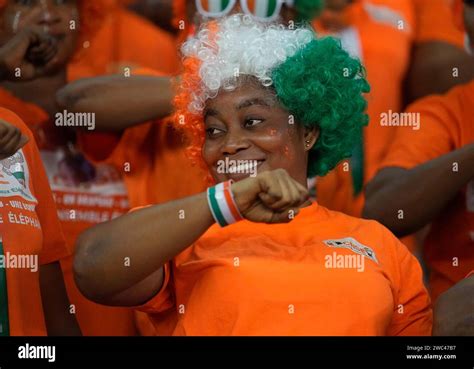 January 13 2024 Ivory Coast Fans During A African Cup Of Nations