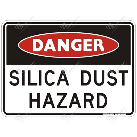 Z Dhs Sdh Danger Sign Hazardous Substances Silica Dust Hazard