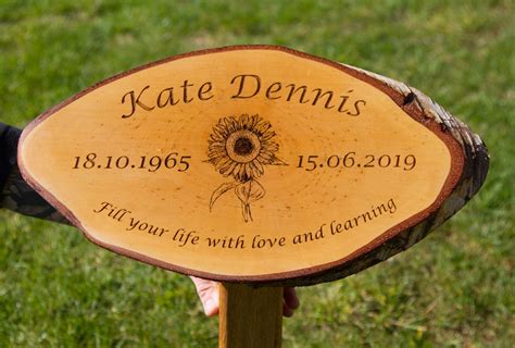 Pretty Rustic Wooden Memorial Uk Memorials