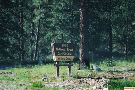 Willow Creek Campground Signs and Info | Images And Descriptions