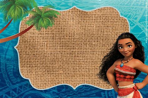 Preciosa Moana Invitaciones E Imprimibles Gratis Para Fiestas Ideas