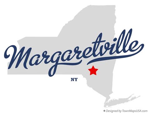 Map of Margaretville, NY, New York