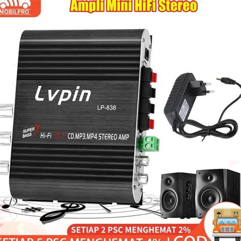 Jual Jual Lvpin Ampli Mini Hifi Stereo Power Amplifier Treble Bass