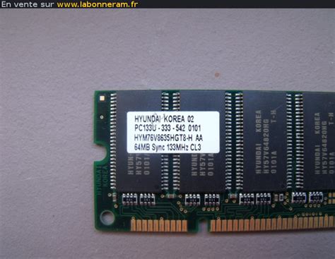 Hyundai PC133U 133MHz 64mo CL3