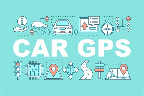 Ilustración De Bandera Del Sistema Gps Del Coche Y Más Vectores Libres