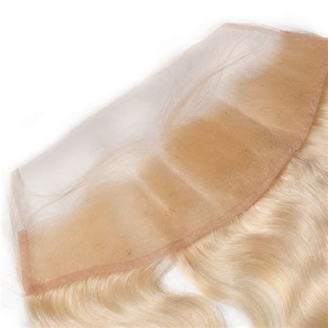 Premium Donor Virgin Hair Top Quality Blonde Body Wave Free Part Lace Frontal New