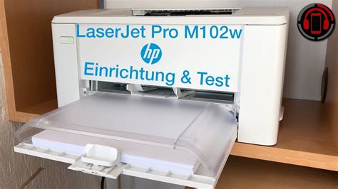 Hp Laserjet Pro M102w Airprint Laserdrucker Im Test [deutsch German] Youtube