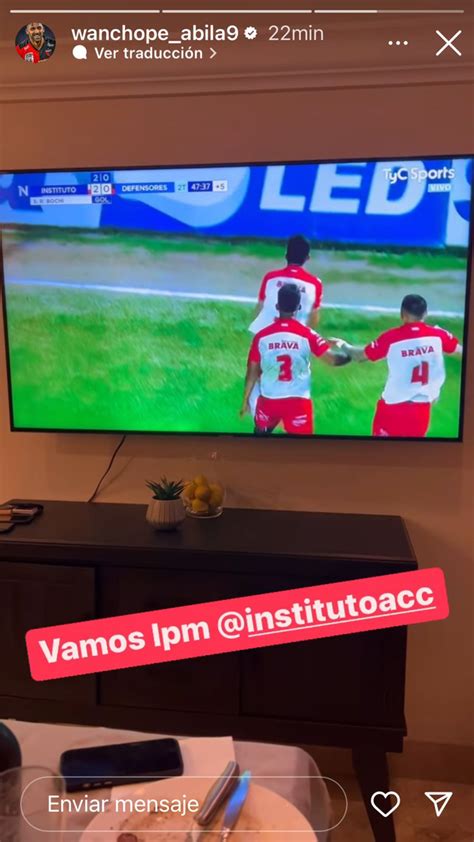 Instituto Se Ilusiona Con Sacar A Wanchope Bila De Col N