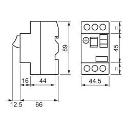 GV2ME10 Schneider disjoncteur moteur 3P 4 à 6 3A GV2 ME 10