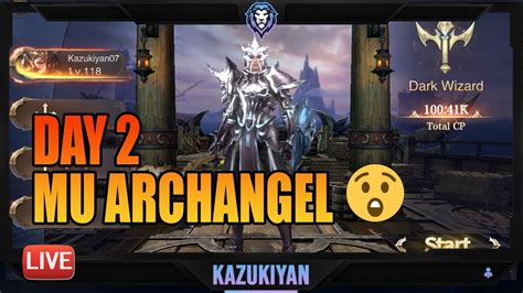 Chaos Castle Mu Archangel Live Gameplay Dark Wizard Class Day