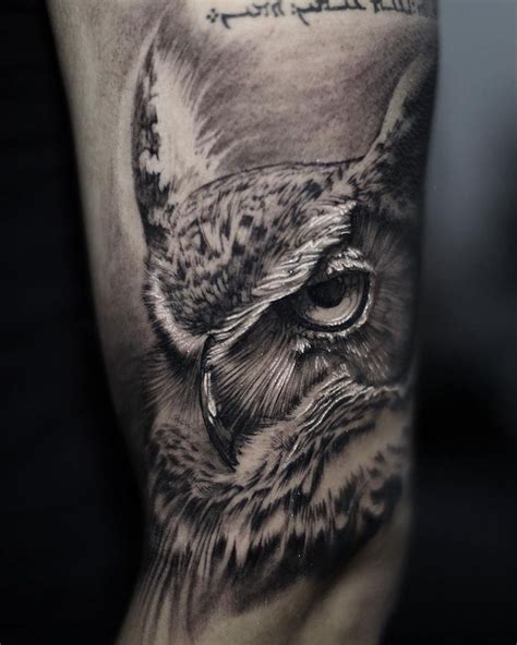 Owl Tattoo Stefano Alcantara Tattoo Insider